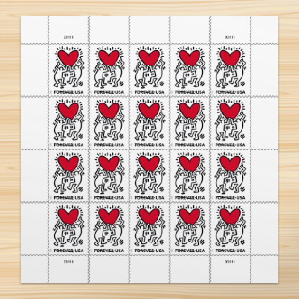 Love 2025 Stamps, Sheet of 20 Forever