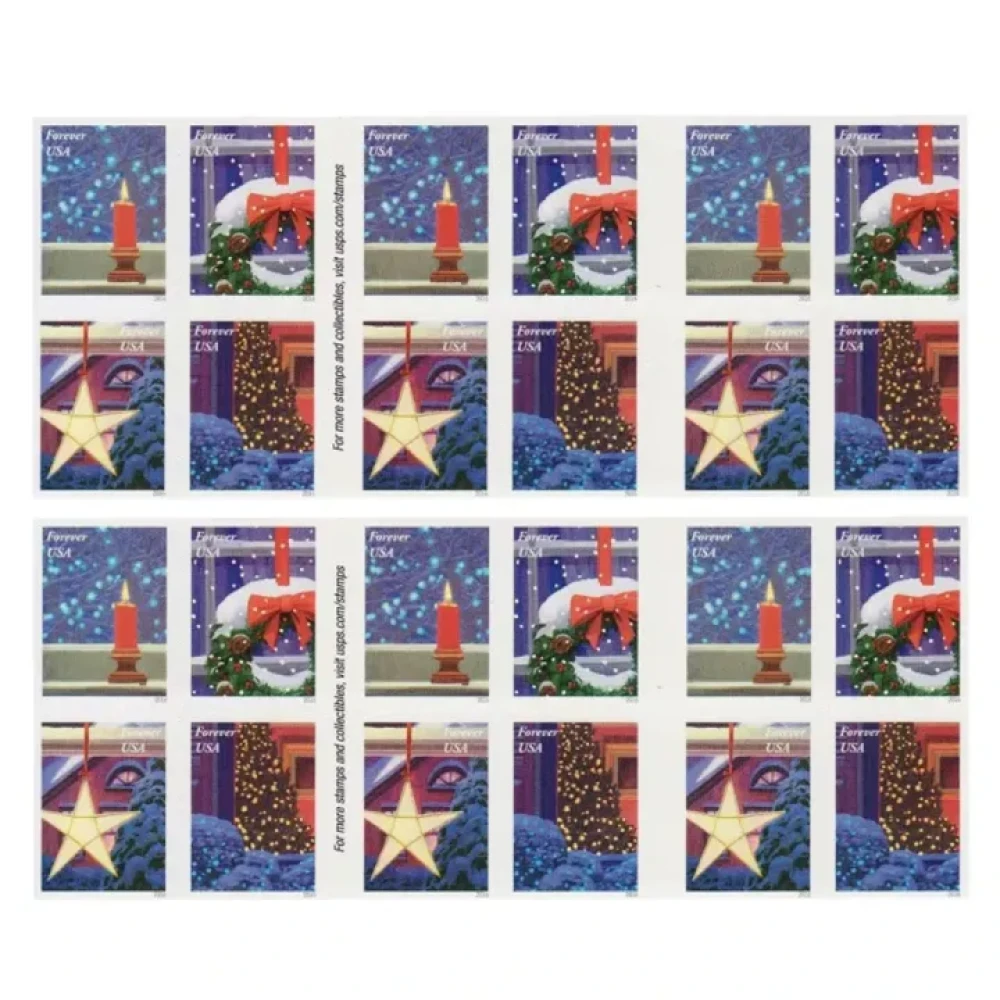 (2016) USPS Holiday Windows Forever Stamps