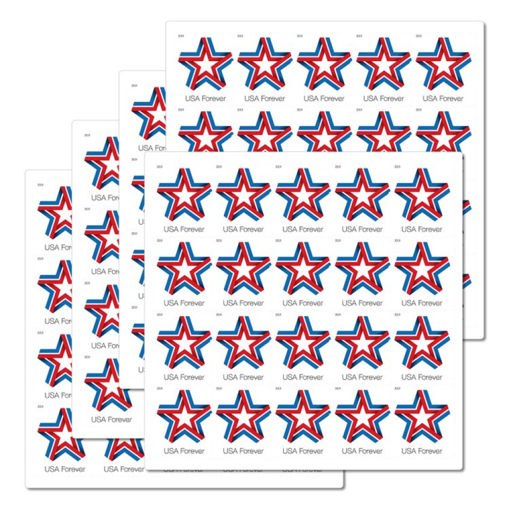 (2019) USPS Star Ribbon Forever Stamps